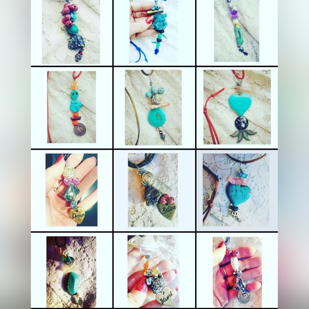 🌸 Handmade Surprise Fairy Lovely Necklace – Vintage Inspired Keepsake Pendant